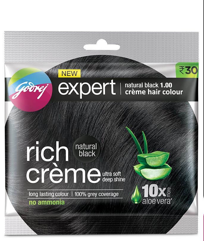 GODREJ EXPERT RICH CREME NATURAL BLACK HAIR COLOUR